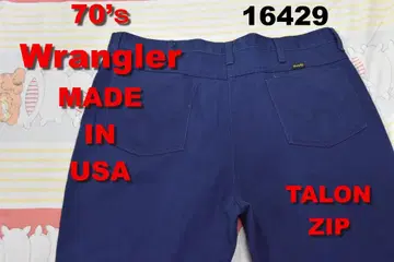 70's 랭글러 트윌 팬츠 USA제 16429TALON Wrangler