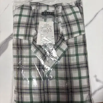 ELLE HOMME 체크 무늬 파자마 M 사이즈