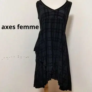 axes femme 엑시즈팜 플로키 언밸런스 튜닉 원피스