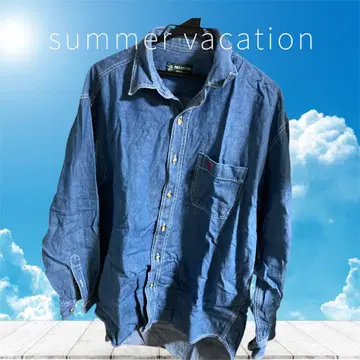 새상품급 POLO COUNTRY 데님 셔츠 L 사이즈