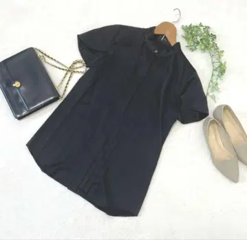 [새상품급] ARTISAN 아티산 실크 블라우스 블랙 M 사이즈
