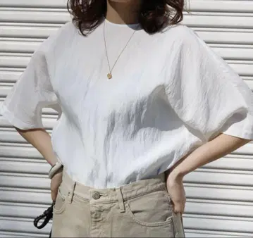 이에나 IENA 와셔 T 블라우스 화이트
