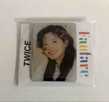 TWICE 다현 사진 핀배지 Fanfare