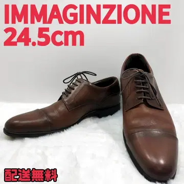 이마지나치오네 가죽 신발 24.5cm 스트레이트 팁 비즈니스 포멀