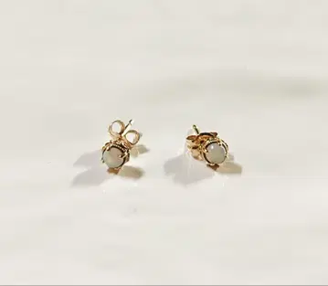 agete 아가트 K10 오팔 귀걸이