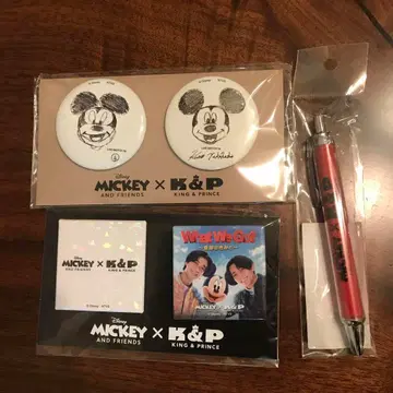 Mickey x King&Prince 시부야 TSUTAYA 한정 세트