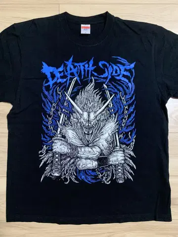 DEATH SIDE 티셔츠 블랙 L 사이즈
