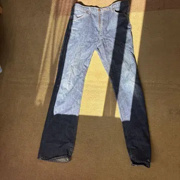 Wrangler 인디고 블루 스트레이트 청바지