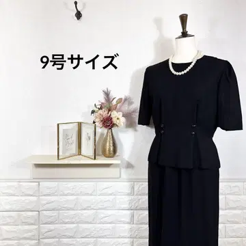 블랙 포멀 원피스 예복 상복 LOVE LIASON 9호 사이즈