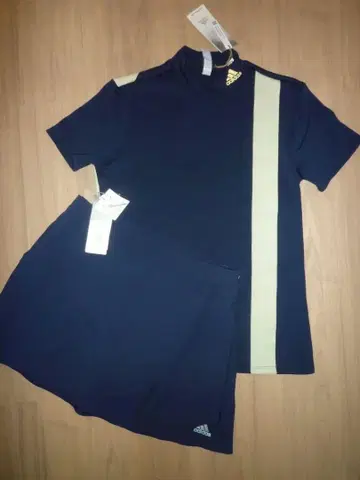 [새상품 M] adidas 아디다스 골프 반팔 셔츠 & 스커트 셋업