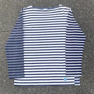 오르치발 ORCIVAL 롱T 바스크 셔츠 티셔츠 크레이지 패턴