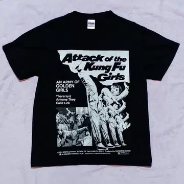 Attack Of The Kung Fu Girls T셔츠 쿵푸 영화