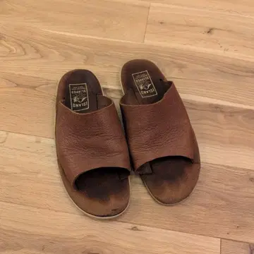 ISLAND SLIPPER 브라운 샌들 10 28cm