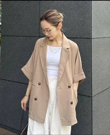 CIAOPANIC TYPY PON 테라 기획 테크 린넨 반팔 셔츠 자켓
