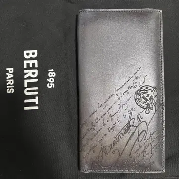 BERLUTI 장지갑 그레이 가죽