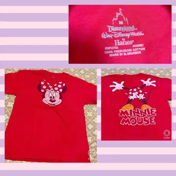 Hanes Disney 미니 T셔츠 구제 의류 디즈니랜드 리조트