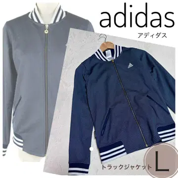 adidas (아디다스) L 사이즈 네이비 데님풍 트랙 자켓