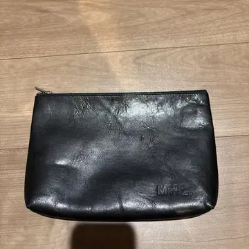 MHL 마가렛호웰 가죽 파우치 블랙