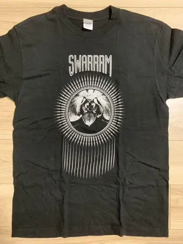 SWARRRM 그래픽 T셔츠 블랙 L사이즈