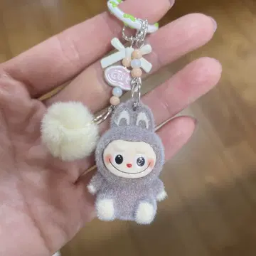 라부부 Labubu 키링 그레이 인기