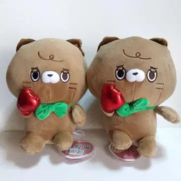 냥데레 봉제 인형 챠타로 cv: 야마구치 캇페이 2개 세트 18cm