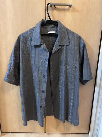 WYM EMBROIDERY SHEER WASHER SHIRT M 사이즈