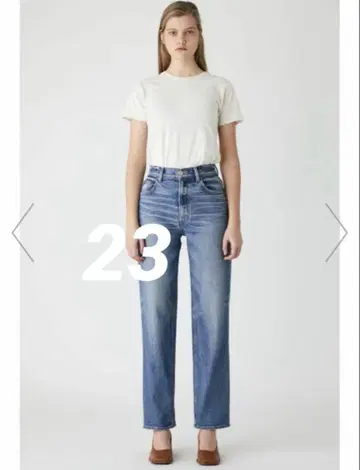 MOUSSY PLAIN JEANS STRAIGHT 사이즈 23