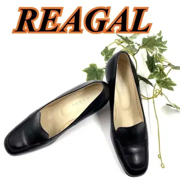 REGAL 리갈 여성용 천연 가죽 로퍼 블랙 24.5cm