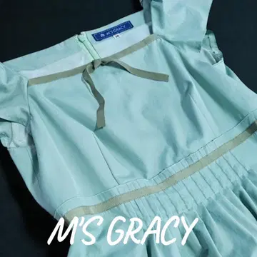 [새상품급] M'S GRACY 민트 그린 원피스 38
