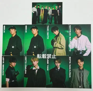 FANTASTICS 트레이딩 카드 9매 세트