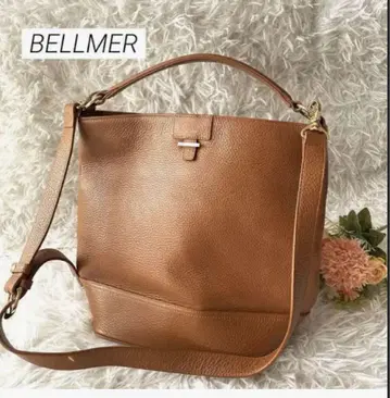 BELLMER 브라운 가죽 숄더백