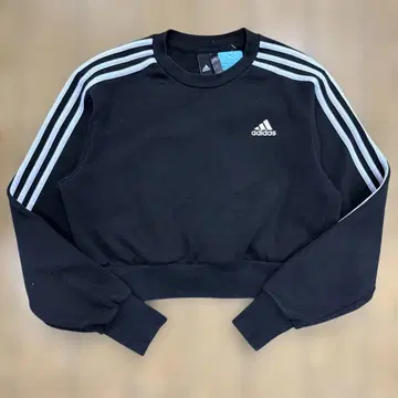 adidas 리메이크 맨투맨 프린트 로고 구제 의류 블랙 M 사이즈