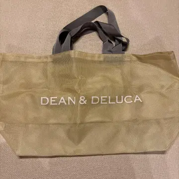 DEAN & DELUCA 메쉬 토트 레몬색