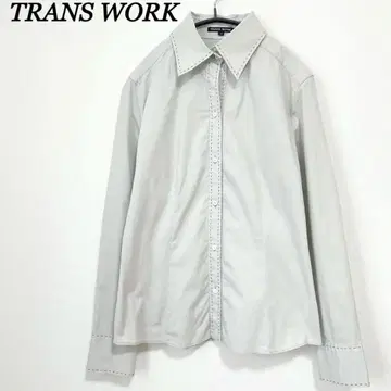TRANS WORK 트랜스워크 긴팔 셔츠 블라우스 L