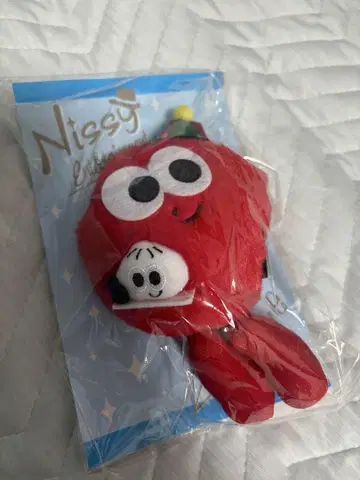 Nissy 봉제 인형 마스코트 Lippy 빨간색 약 10cm