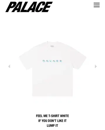 palace feel me t shirt