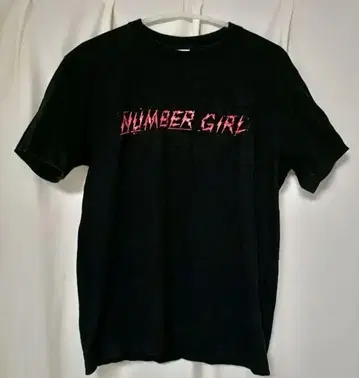 NUMBER GIRL 티셔츠 블랙 M사이즈
