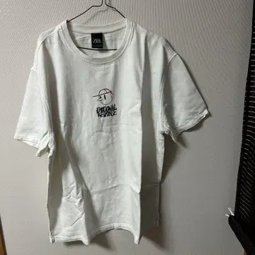 ZARA T셔츠 백 프린트