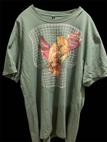 doublet x PZ today BBQ PRINTED 티셔츠 그린 M