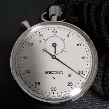 SEIKO 스톱워치 수동식 88-5061 실버