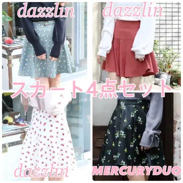 dazzlin MERCURYDUO 스커트 4종 세트