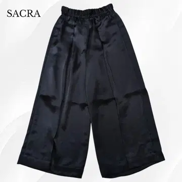 최근 모델 SACRA TRIACE 새틴 PANTS 새틴팬츠
