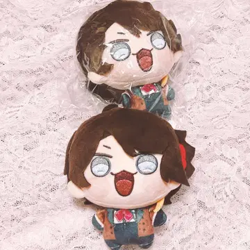 니지산지 사에구사 아키나 탐정과 조수 봉제 인형 마스코트