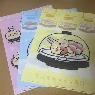 치이카와 (먼작귀) 쿠라스시 클리어 파일 3매 세트