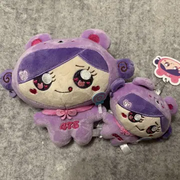 시나코 곰 퍼플 봉제 인형 마스코트 세트