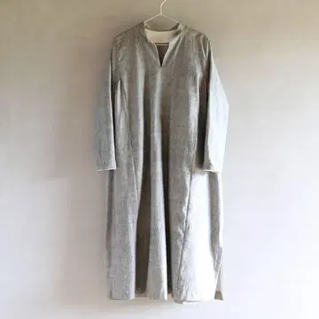 카프탄 롱 셔츠 (인도 면 샴브레이)