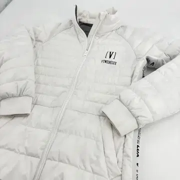 새상품급 V12 다운 자켓 골프 여성용 화이트 충전솜 M 473