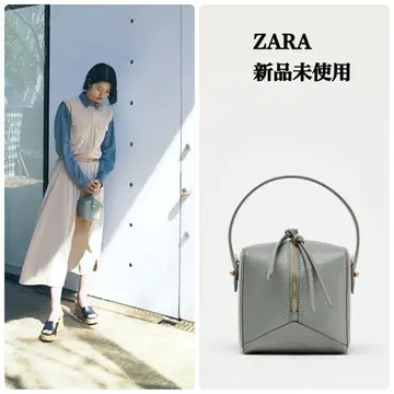 완판템 ZARA 미니 큐브 백 택 포함 새상품