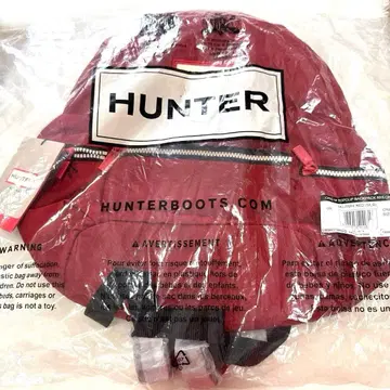 HUNTER 백팩 빨간색 red 미사용 새상품 배송비 포함