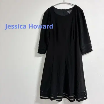새상품급 Jessica Howard 블랙 원피스 14W 엘레강트 칠부